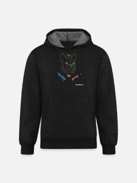 No loyalty to people - Unisex Organic Hoodie - charcoal grey