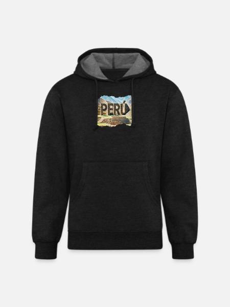 PERU 24 24 - Unisex Organic Hoodie - charcoal grey