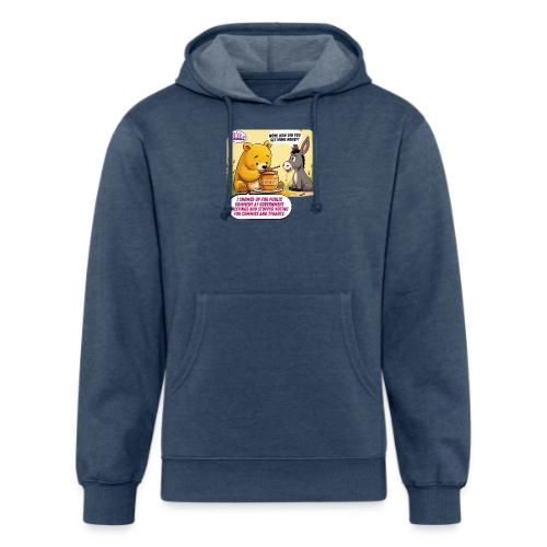 Honey Bear - Fire Tyrants - Unisex Organic Hoodie