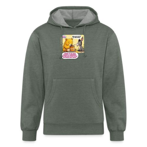 Honey Bear - Fire Tyrants - Unisex Organic Hoodie
