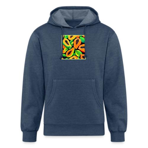 Tropical Papaya Paradise - Unisex Organic Hoodie