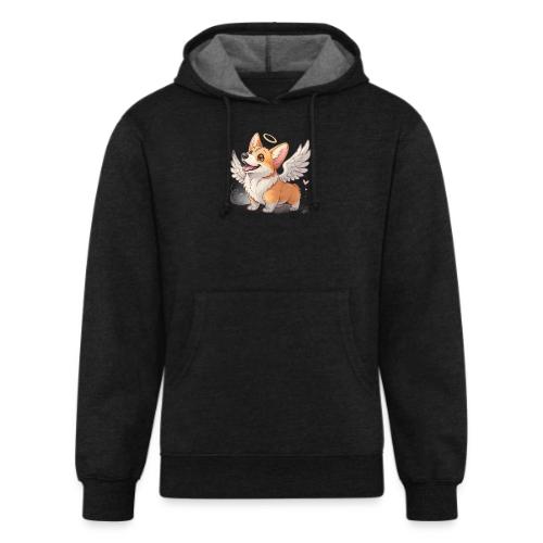 Angel Wings Corgi - Unisex Organic Hoodie