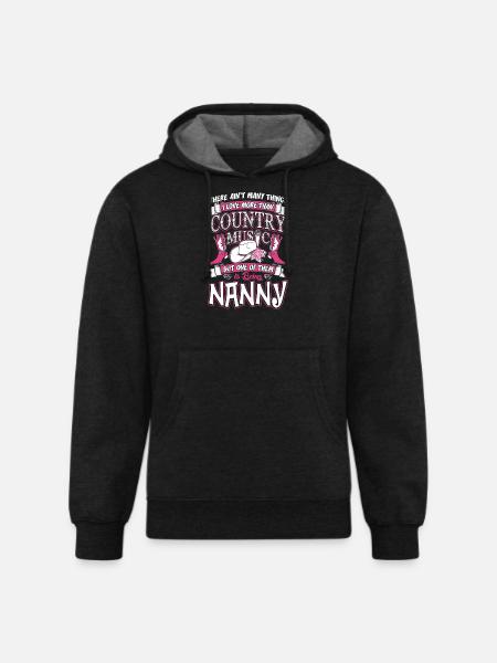 Country Music Nanny - Unisex Organic Hoodie - charcoal grey
