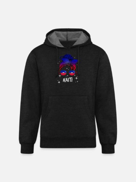 Haiti - Unisex Organic Hoodie - charcoal grey