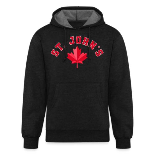 St. John's with maple leaf - Unisex Organic Hoodie