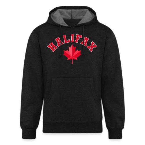 Halifax with maple leaf - Unisex Organic Hoodie