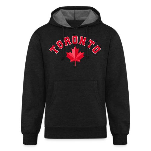 Toronto with maple leaf - Unisex Organic Hoodie