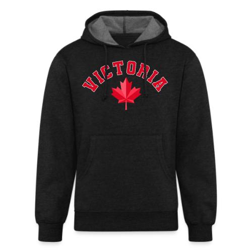 Victoria with maple leaf - Unisex Organic Hoodie