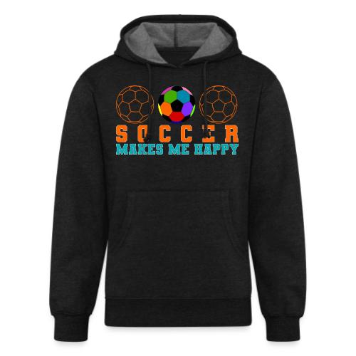 Soccer Makes Me Happy - Unisex Organic Hoodie