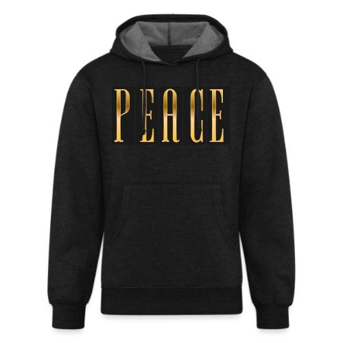 Peace in Gold - Unisex Organic Hoodie