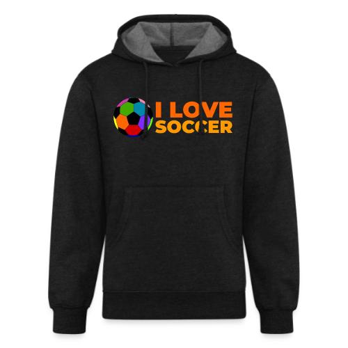 I Love Soccer - Unisex Organic Hoodie
