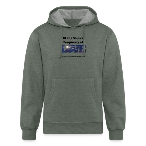 BE the Source Frequency of Love - Unisex Organic Hoodie