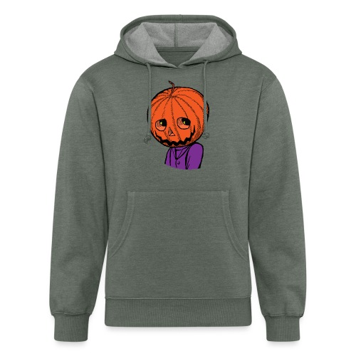 Pumpkin Head Halloween - Unisex Organic Hoodie