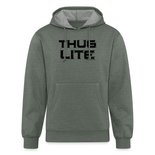 Thug Lite BLK.png - Unisex Organic Hoodie