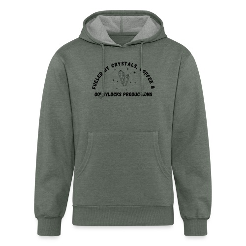Fueled by Crystals Coffee and GP - Unisex Organic Hoodie