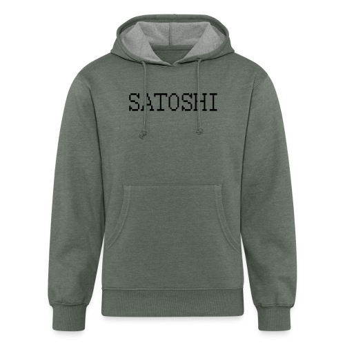 satoshi stroke only one word satoshi, bitcoiners - Unisex Organic Hoodie
