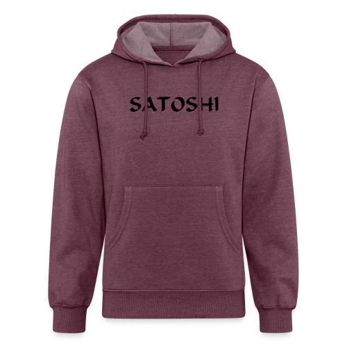 Satoshi only the name stroke btc founder nakamoto - Unisex Organic Hoodie