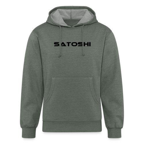 satoshi stroke only one word satoshi, bitcoiner - Unisex Organic Hoodie