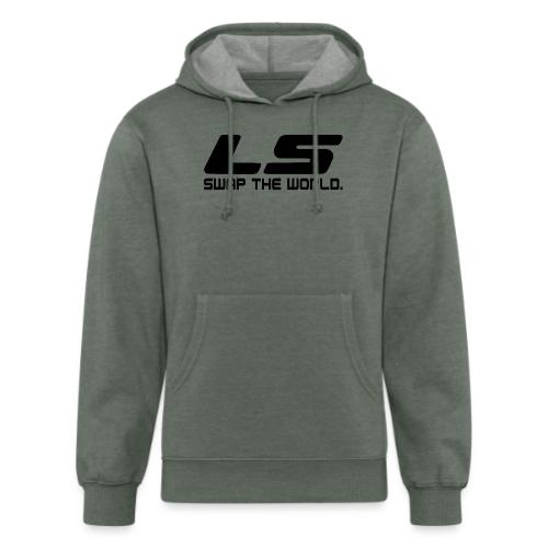 LS Swap The WORLD (Back and Front) - Unisex Organic Hoodie