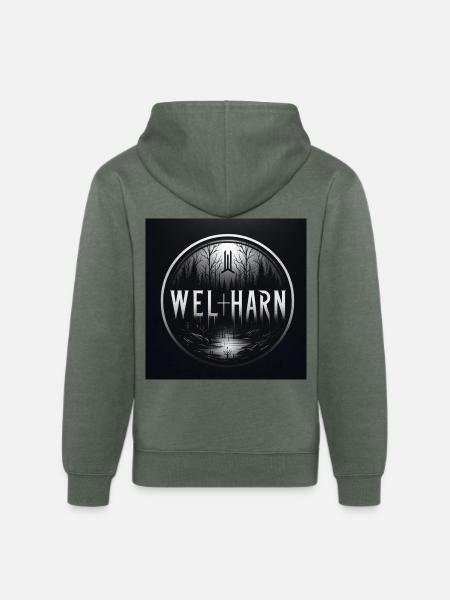 Valharn - Unisex Organic Hoodie - heather military green