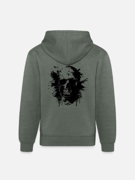 VELKRY_ - Unisex Organic Hoodie - heather military green