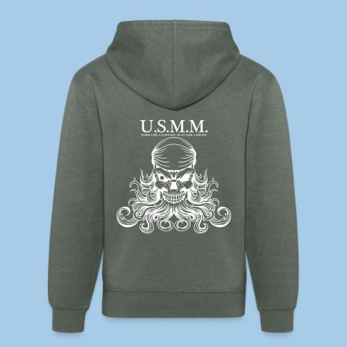 USMM, work like a captain, play like a pirate - Unisex Organic Hoodie