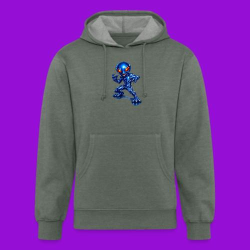 Angry Blue Alien - Unisex Organic Hoodie