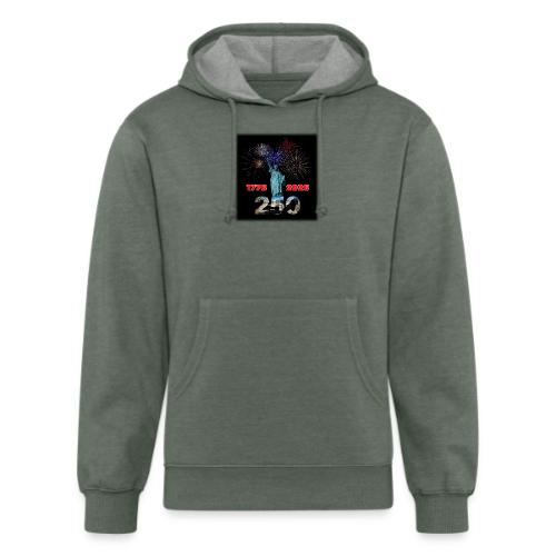 1776 - 2026 - 250 Years USA | Fireworks - Unisex Organic Hoodie
