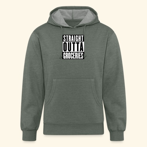 STRAIGHT OUTTA GROCERIES - Unisex Organic Hoodie