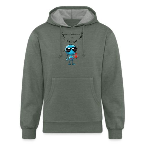 Always Remember to live laugh love - Unisex Organic Hoodie