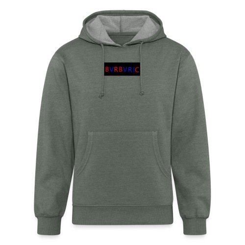 Red and blue Montage - Unisex Organic Hoodie