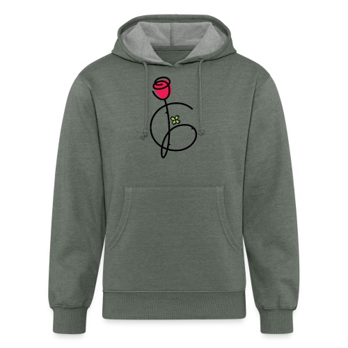Love and Luck For My Rose - Unisex Organic Hoodie