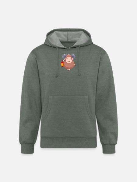 mubarak - Unisex Organic Hoodie - heather military green