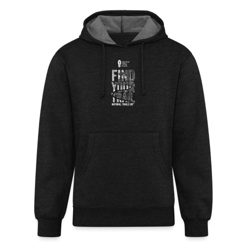 Find Your Trail Topo: National Trails Day - Unisex Organic Hoodie