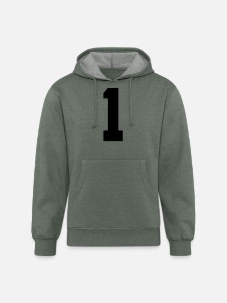 1 - Unisex Organic Hoodie - heather military green