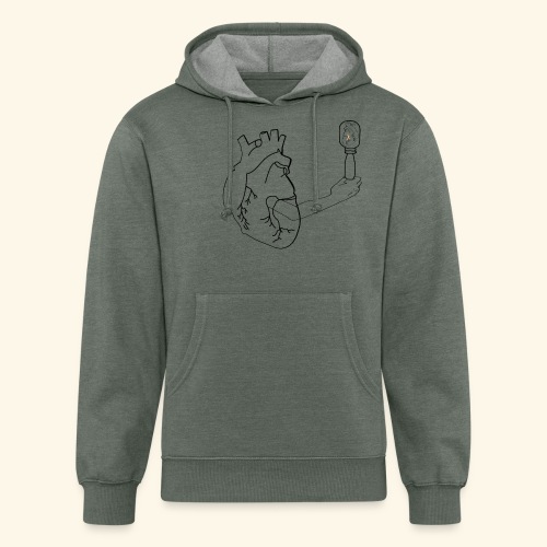 Wounded Heart - Unisex Organic Hoodie