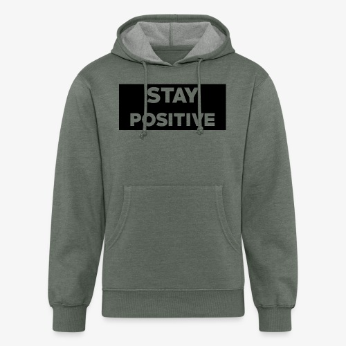Stay Positive (Black Box) - Unisex Organic Hoodie