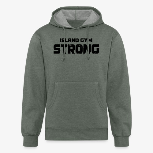 Island Gym Strong white IG - Unisex Organic Hoodie
