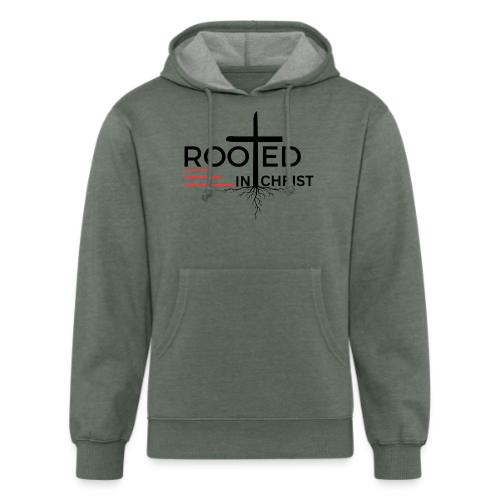 Rooted in Christ - Colossians 2:7 - Unisex Organic Hoodie