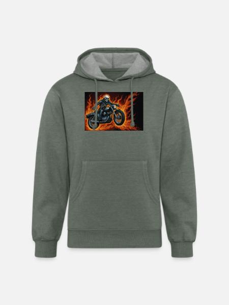 New collection - Unisex Organic Hoodie - heather military green