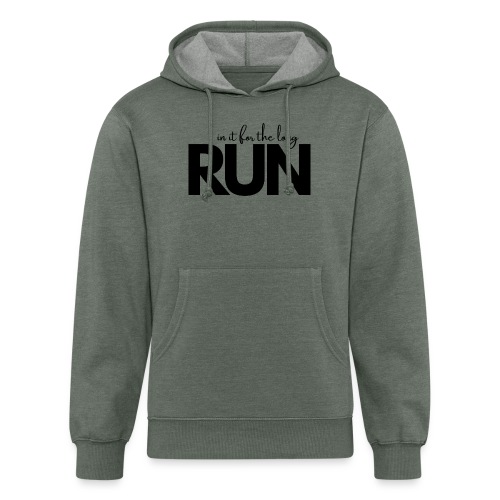 in it for the long RUN - Unisex Organic Hoodie