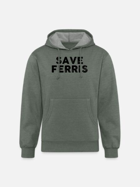 Save Ferris - Unisex Organic Hoodie - heather military green