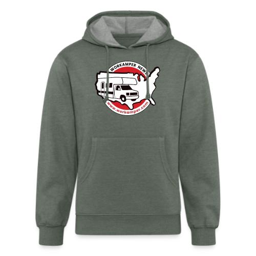 Workamper News Official Logo with Website URL - Unisex Organic Hoodie