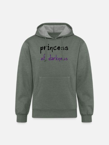 Princess of Darkness - Unisex Organic Hoodie - heather military green