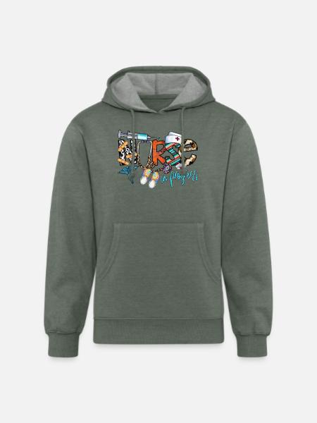 Nurse In Progress - Unisex Organic Hoodie - heather military green