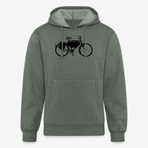 swiss_army_bike_bw - Unisex Organic Hoodie