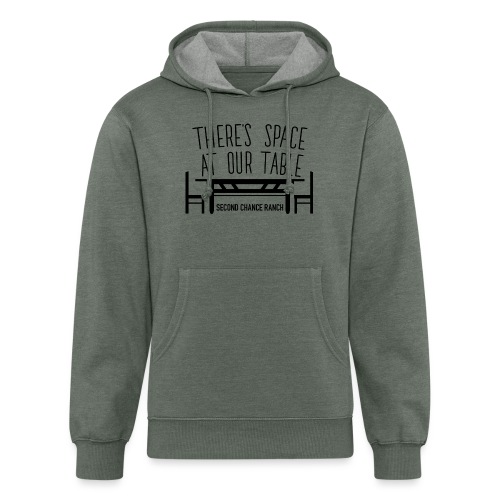There's space at our table. - Unisex Organic Hoodie