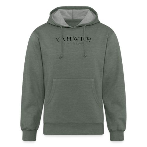 Yahweh Established 0000 in black - Unisex Organic Hoodie