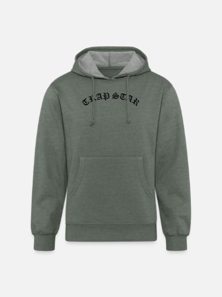 Trap Star - Unisex Organic Hoodie - heather military green