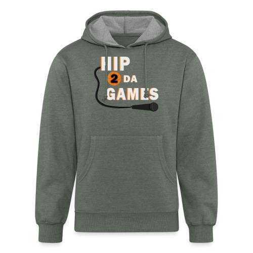 Hip 2 Da Games Alternate logo - Unisex Organic Hoodie